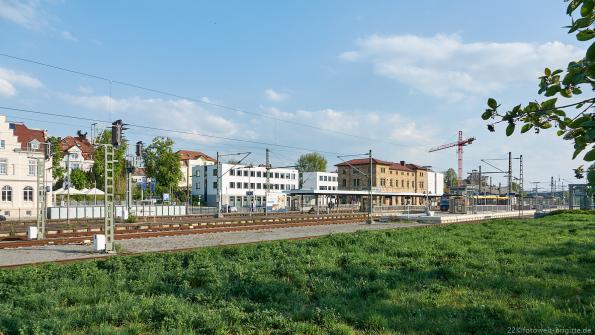 Sicht von der Neckarseite aus