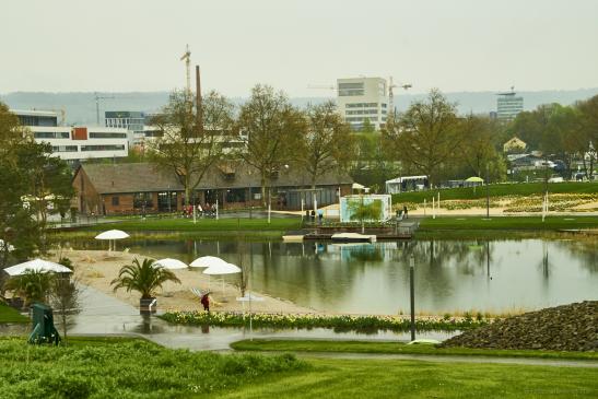 Karlssee mit Blick auf alte Kalistrasse