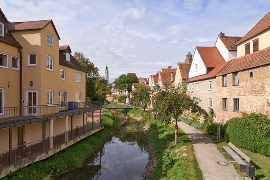 Promenade an der Kleinen Wörnitz