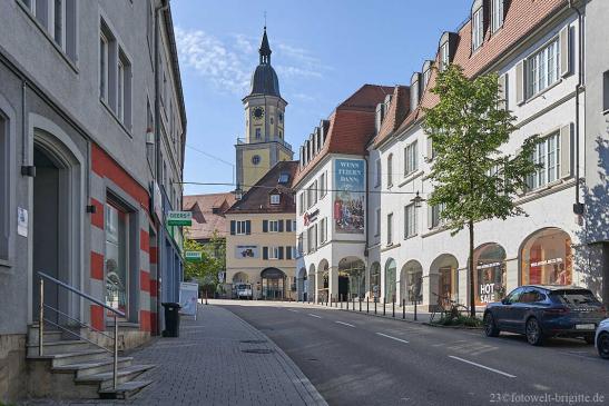 Johanneskirche im Hintergrund