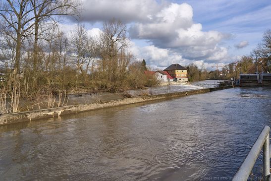 bei Hochwasser