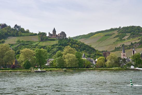 Bacharach mit Burg Stahleck