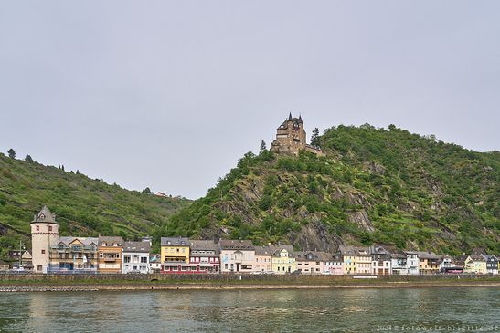 St. Goarshausen mit Burg Katz